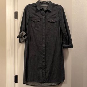 The Limited button down denim dress